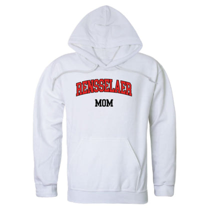 RPI Rensselaer Polytechnic Institute Engineers Mom Fleece Hoodie Sweatshirts Heather Grey-Campus-Wardrobe