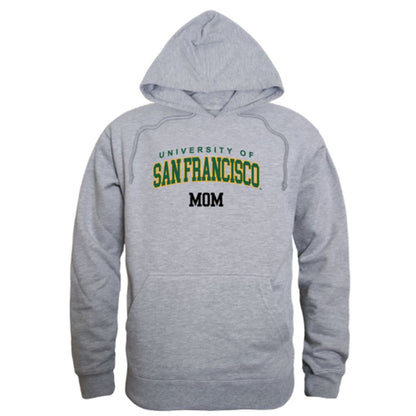 USFCA University of San Francisco Dons Mom Fleece Hoodie Sweatshirts Forest-Campus-Wardrobe