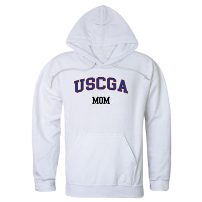 USCGA United States Coast Guard Academy Bears Mom Fleece Hoodie Sweatshirts Heather Grey-Campus-Wardrobe