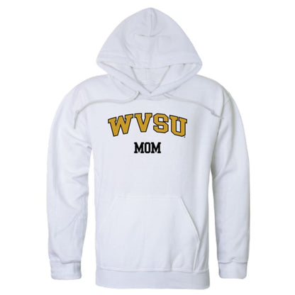 WVSU West Virginia State University Yellow Jackets Mom Fleece Hoodie Sweatshirts Black-Campus-Wardrobe