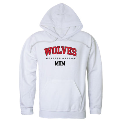 Western Oregon Wolves Mom Fleece Hoodie Sweatshirts