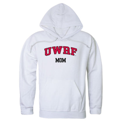 UWRF University of Wisconsin River Falls Falcons Mom Fleece Hoodie Sweatshirts Heather Grey-Campus-Wardrobe