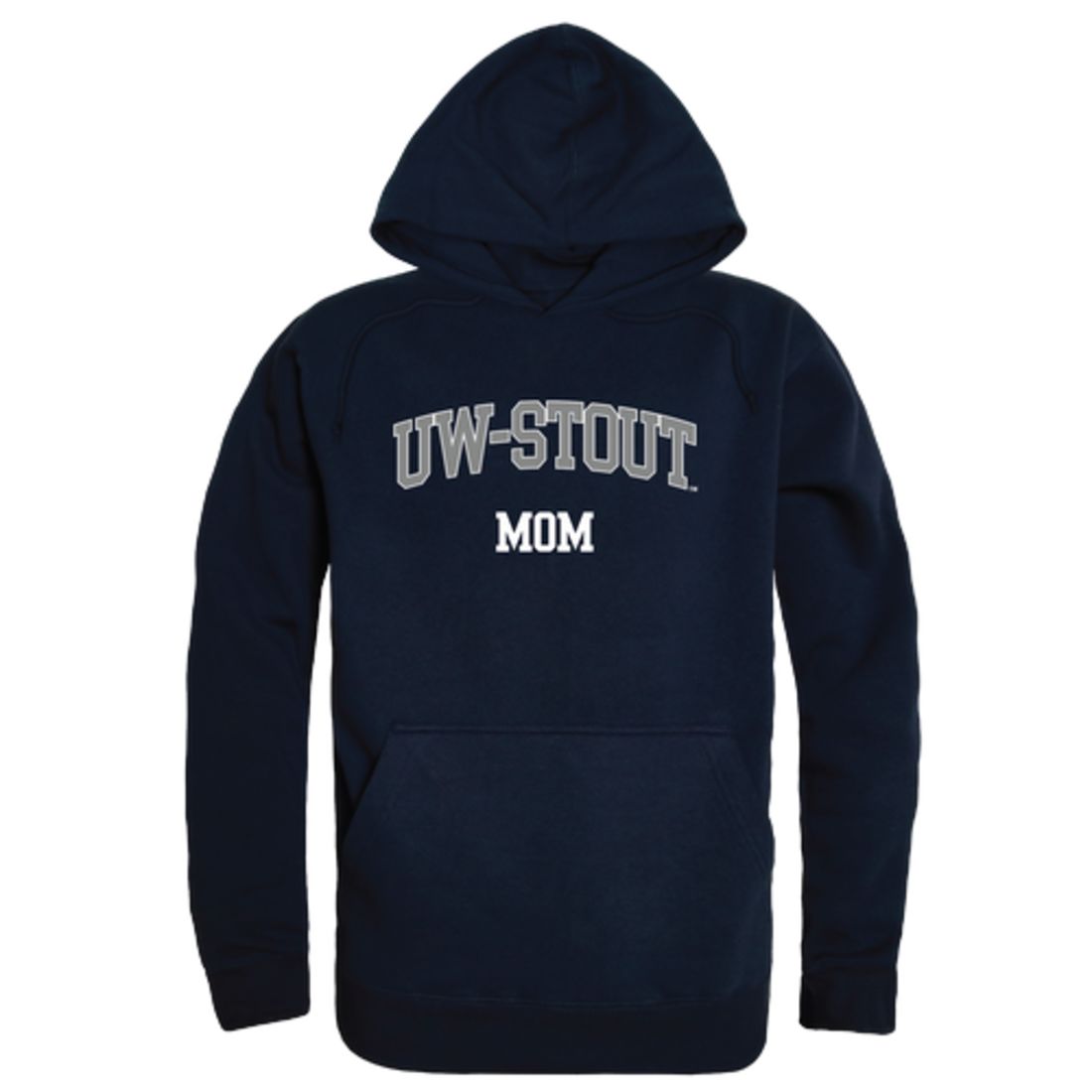 Wisconsin Stout Blue Devils Mom Fleece Hoodie Sweatshirts