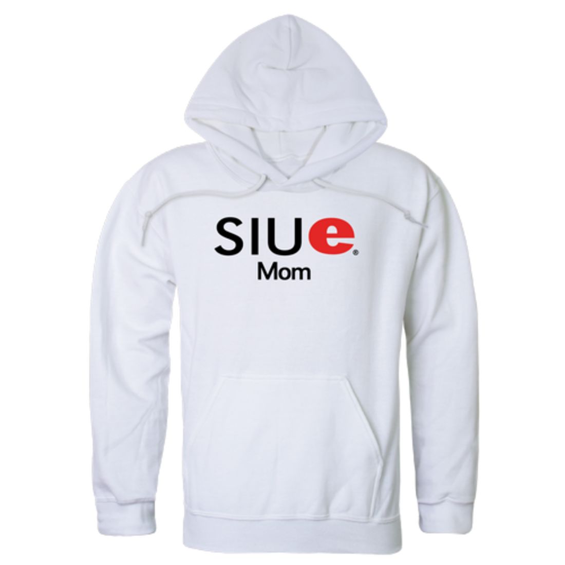 SIUE Southern Illinois University Edwardsville Cougars Mom Fleece Hoodie Sweatshirts Heather Grey-Campus-Wardrobe