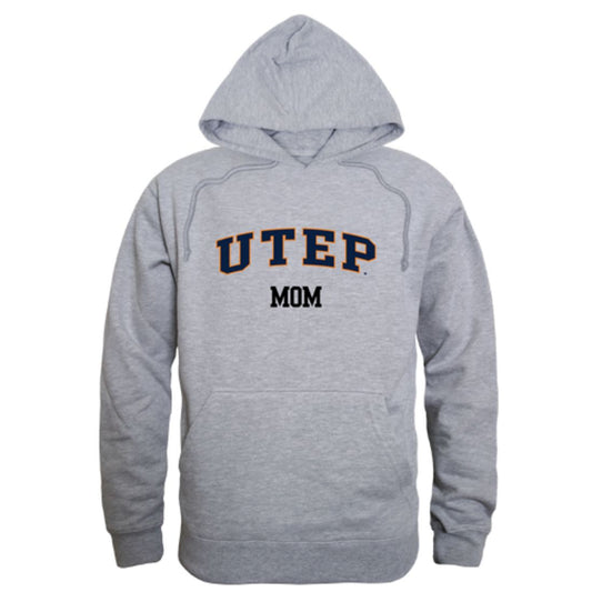 UTEP University of Texas at El Paso Miners Mom Fleece Hoodie Sweatshirts Heather Grey-Campus-Wardrobe