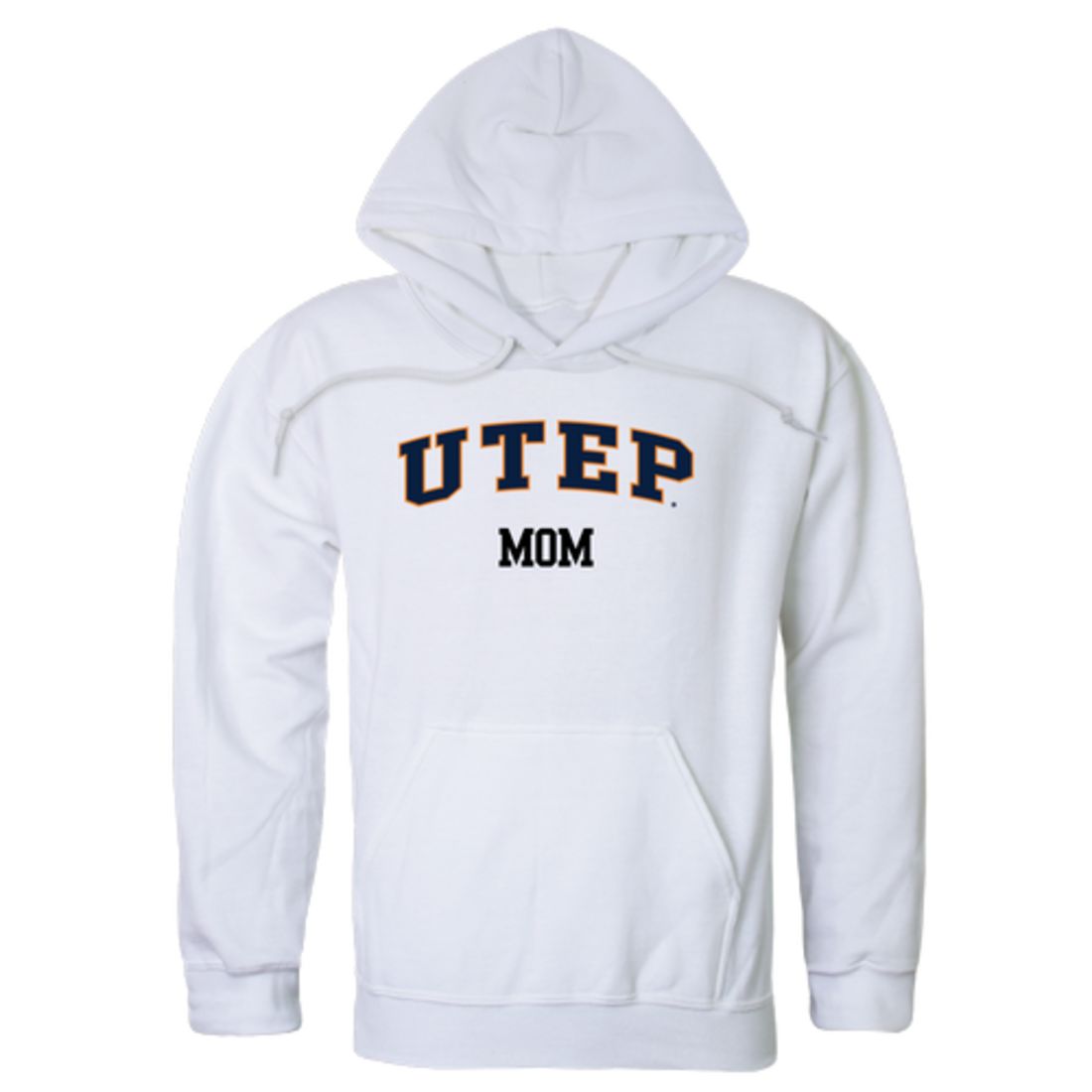 UTEP University of Texas at El Paso Miners Mom Fleece Hoodie Sweatshirts Heather Grey-Campus-Wardrobe