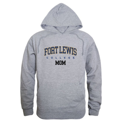 FLC Fort Lewis College Skyhawks Mom Fleece Hoodie Sweatshirts Heather Grey-Campus-Wardrobe