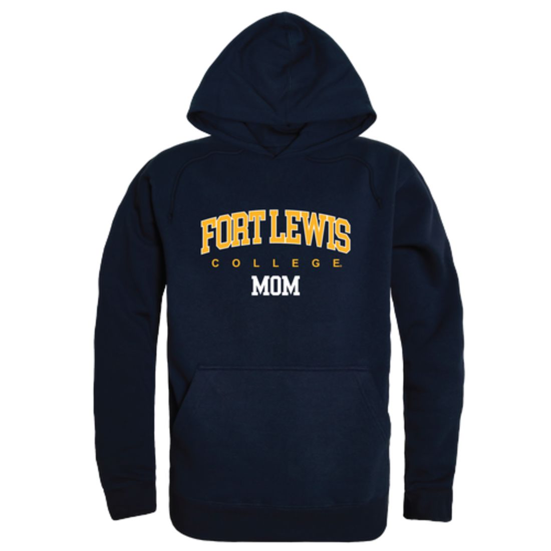 FLC Fort Lewis College Skyhawks Mom Fleece Hoodie Sweatshirts Heather Grey-Campus-Wardrobe