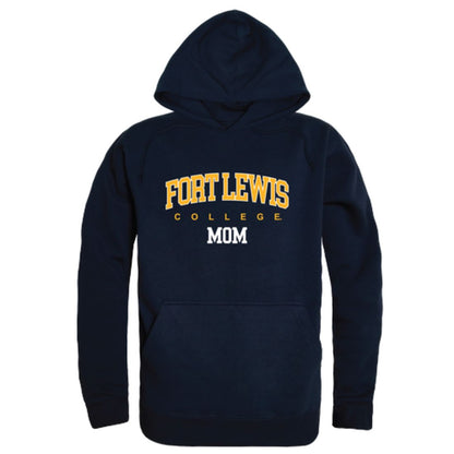 FLC Fort Lewis College Skyhawks Mom Fleece Hoodie Sweatshirts Heather Grey-Campus-Wardrobe