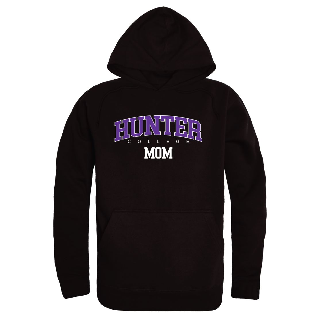 Hunter College Hawks Mom Fleece Hoodie Sweatshirts