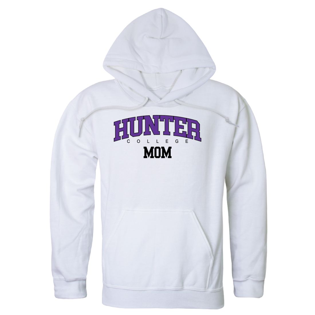 Hunter College Hawks Mom Fleece Hoodie Sweatshirts