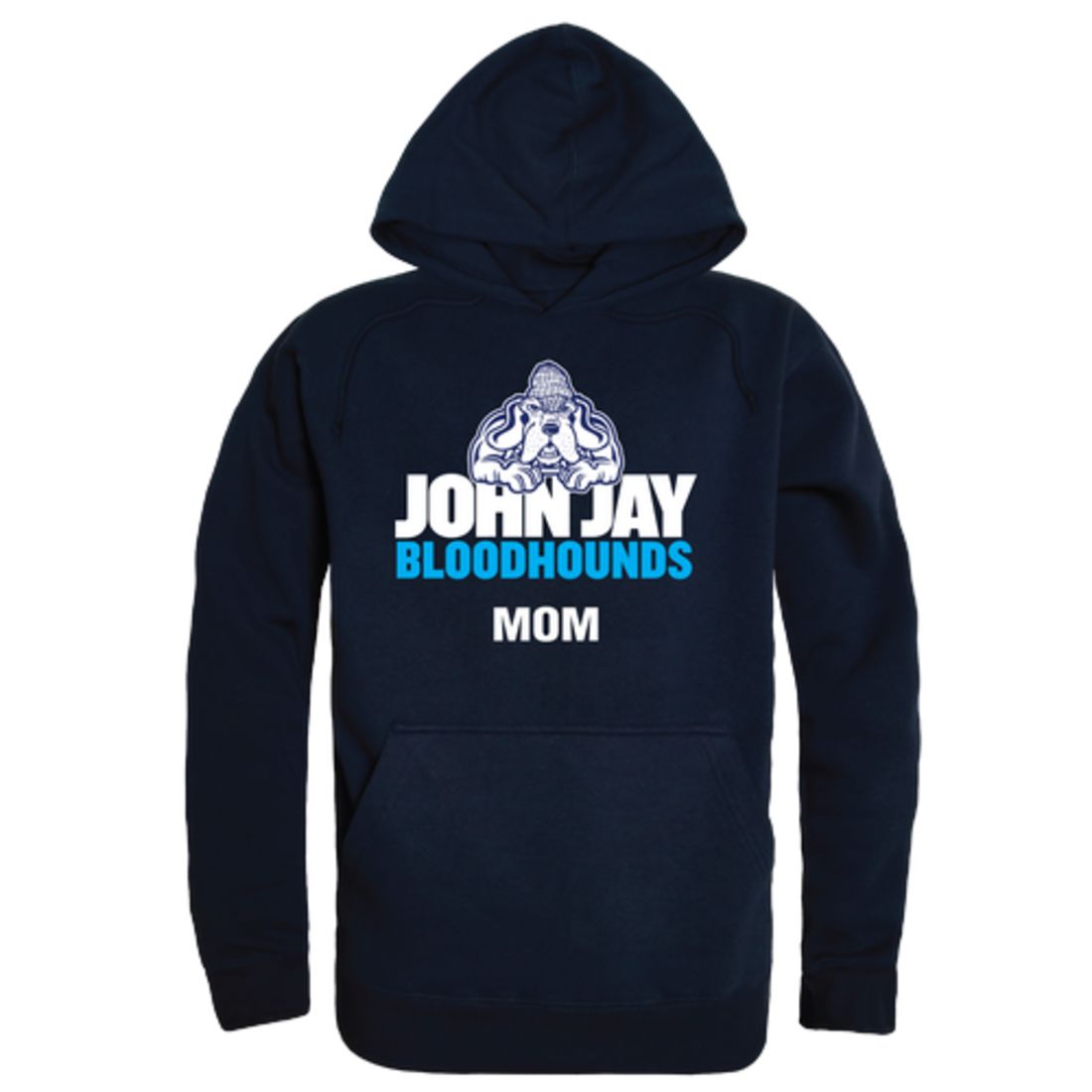 John Jay College of Criminal Justice Bloodhounds Mom Fleece Hoodie Sweatshirts