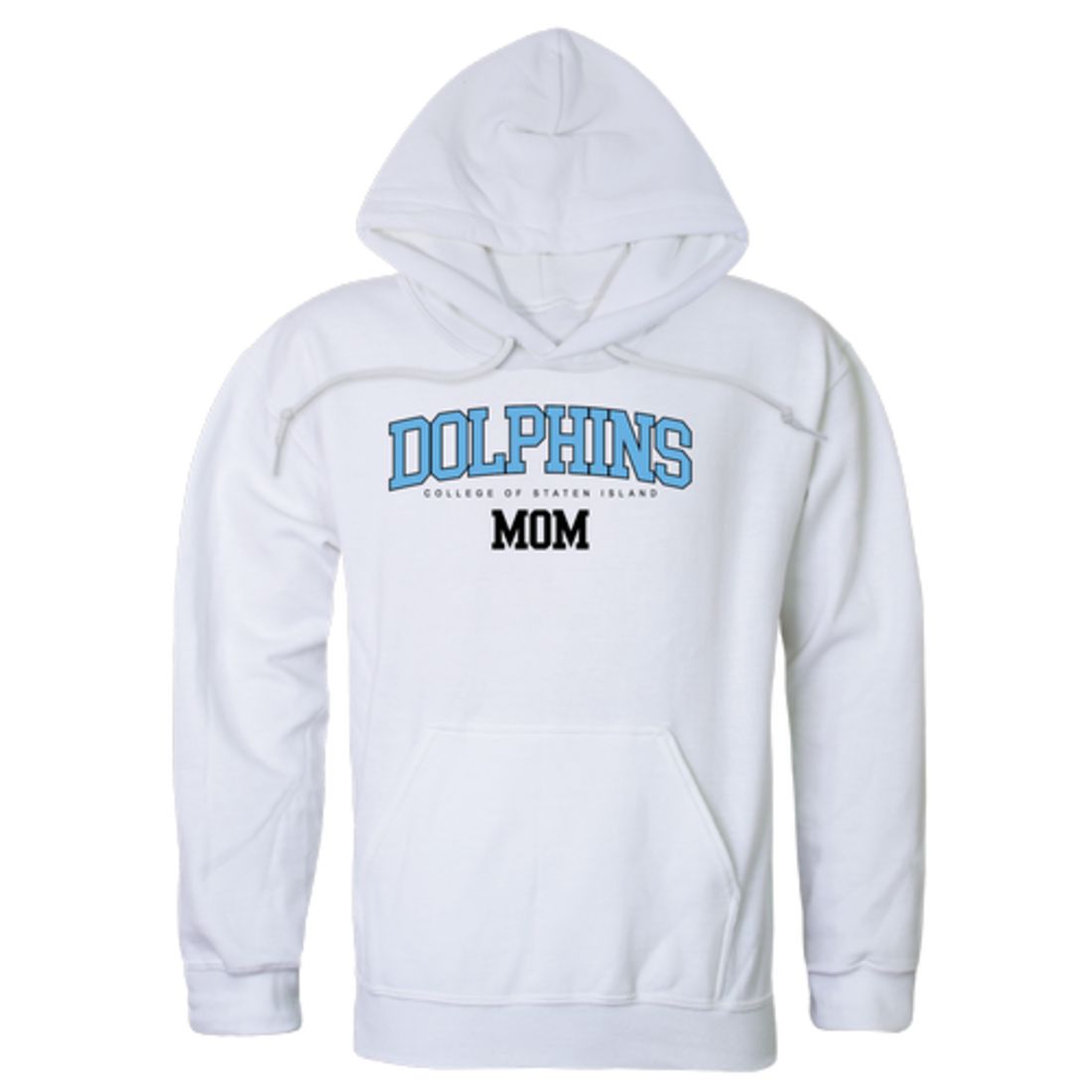 CUNY College of Staten Island Dolphins Mom Fleece Hoodie Sweatshirts