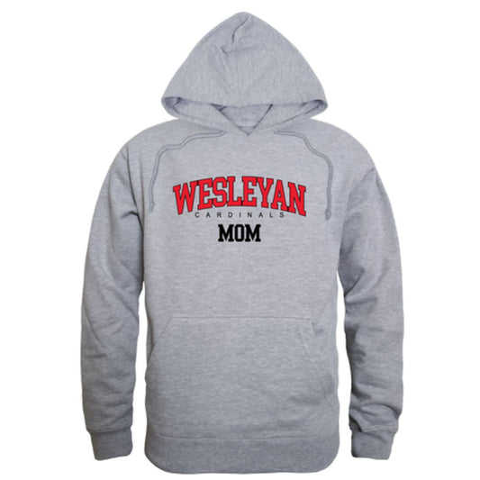 Wesleyan University Cardinals Mom Fleece Hoodie Sweatshirts