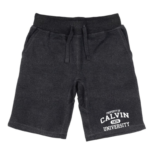 Calvin University Knights Property Shorts Fleece Drawstring