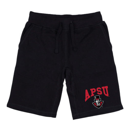 APSU Austin Peay State University Governors Premium Fleece Drawstring Shorts-Campus-Wardrobe