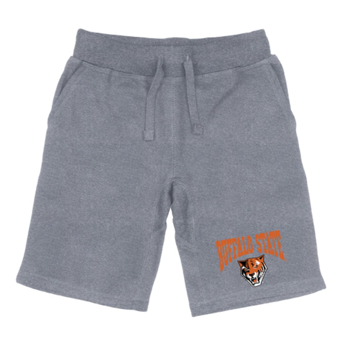 SUNY Buffalo State College Bengals Premium Fleece Drawstring Shorts-Campus-Wardrobe
