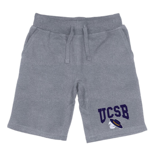 UCSB University of California Santa Barbara Gauchos Premium Fleece Drawstring Shorts-Campus-Wardrobe