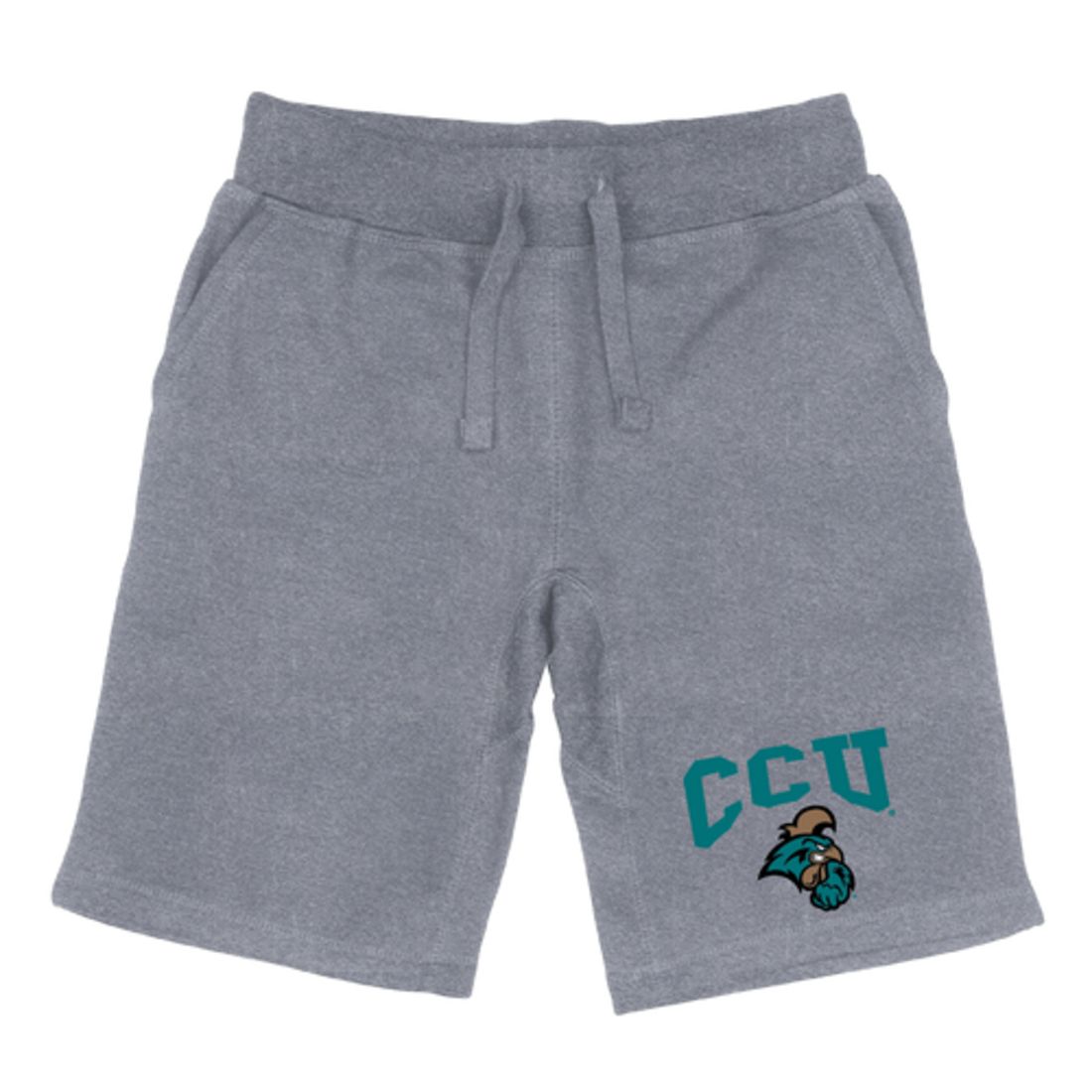 CCU Coastal Carolina University Chanticleers Premium Fleece Drawstring Shorts-Campus-Wardrobe