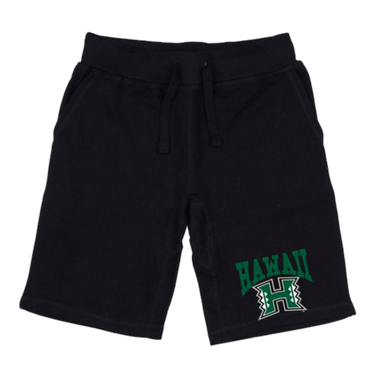 University of Hawaii Rainbow Warriors Premium Fleece Drawstring Shorts-Campus-Wardrobe
