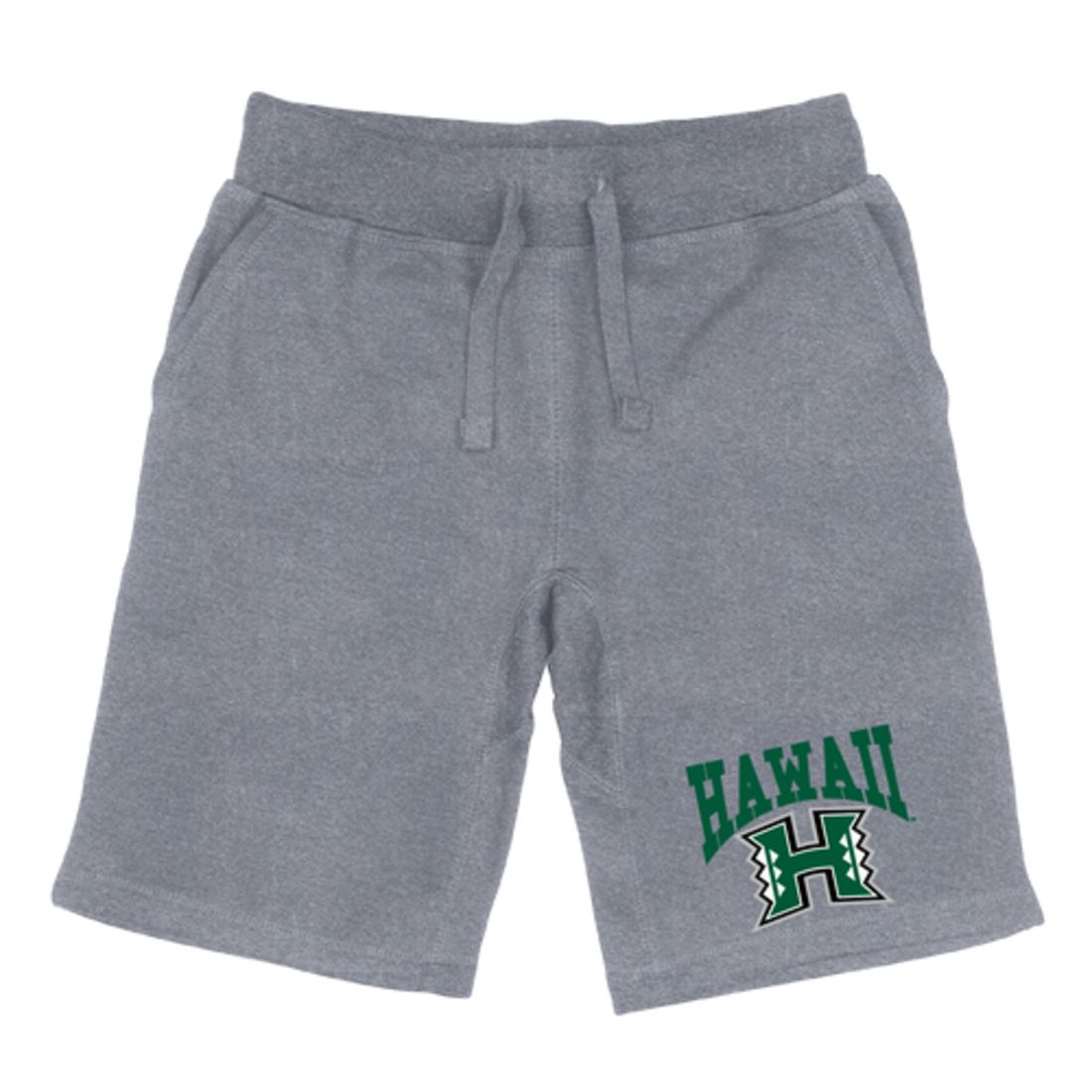 University of Hawaii Rainbow Warriors Premium Fleece Drawstring Shorts-Campus-Wardrobe