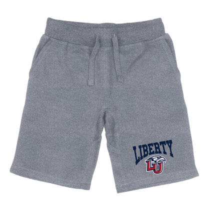 Liberty University Flames Premium Fleece Drawstring Shorts-Campus-Wardrobe