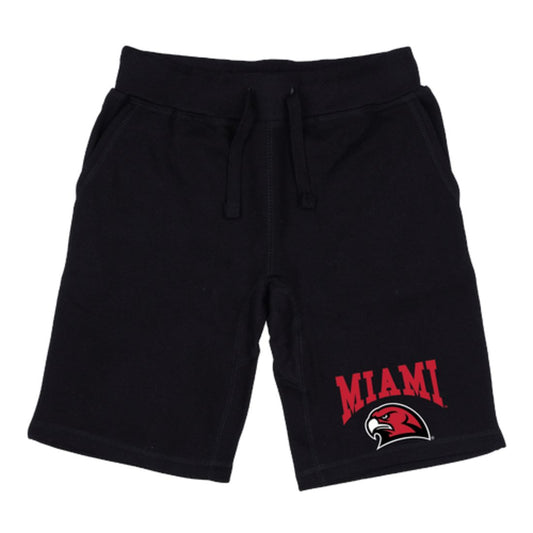Miami University RedHawks Premium Fleece Drawstring Shorts-Campus-Wardrobe