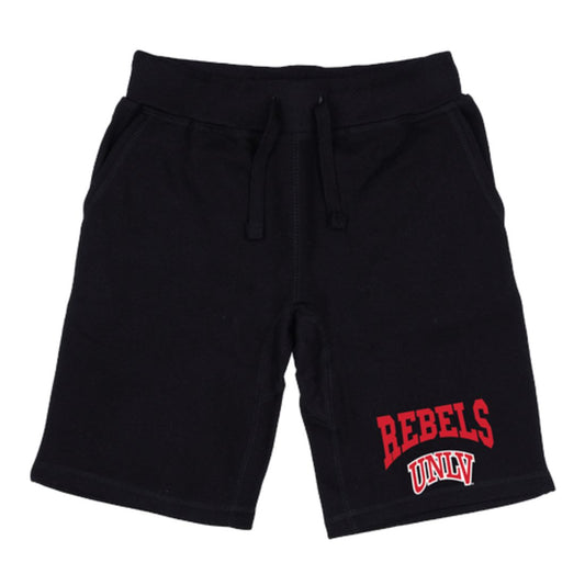 UNLV University of Nevada Las Vegas Rebels Premium Fleece Drawstring Shorts-Campus-Wardrobe