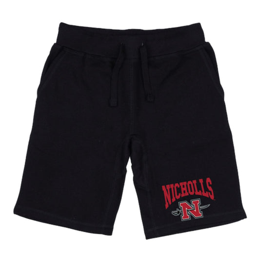 Nicholls State University Colonels Premium Fleece Drawstring Shorts-Campus-Wardrobe