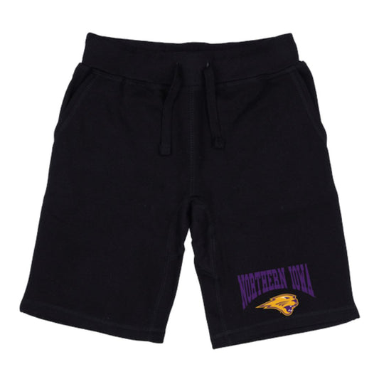University of Northern Iowa Panthers Premium Fleece Drawstring Shorts-Campus-Wardrobe