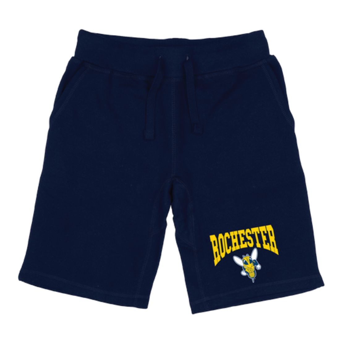 University of Rochester Yellowjackets Premium Fleece Drawstring Shorts-Campus-Wardrobe