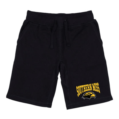 USM University of Southern Mississippi Golden Eagles Premium Fleece Drawstring Shorts-Campus-Wardrobe