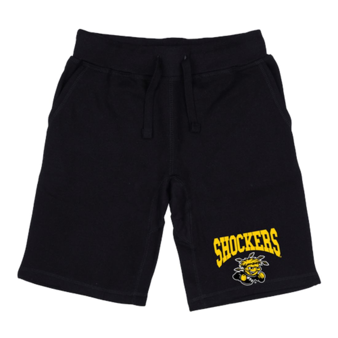 WSU Wichita State University Shockers Premium Fleece Drawstring Shorts-Campus-Wardrobe