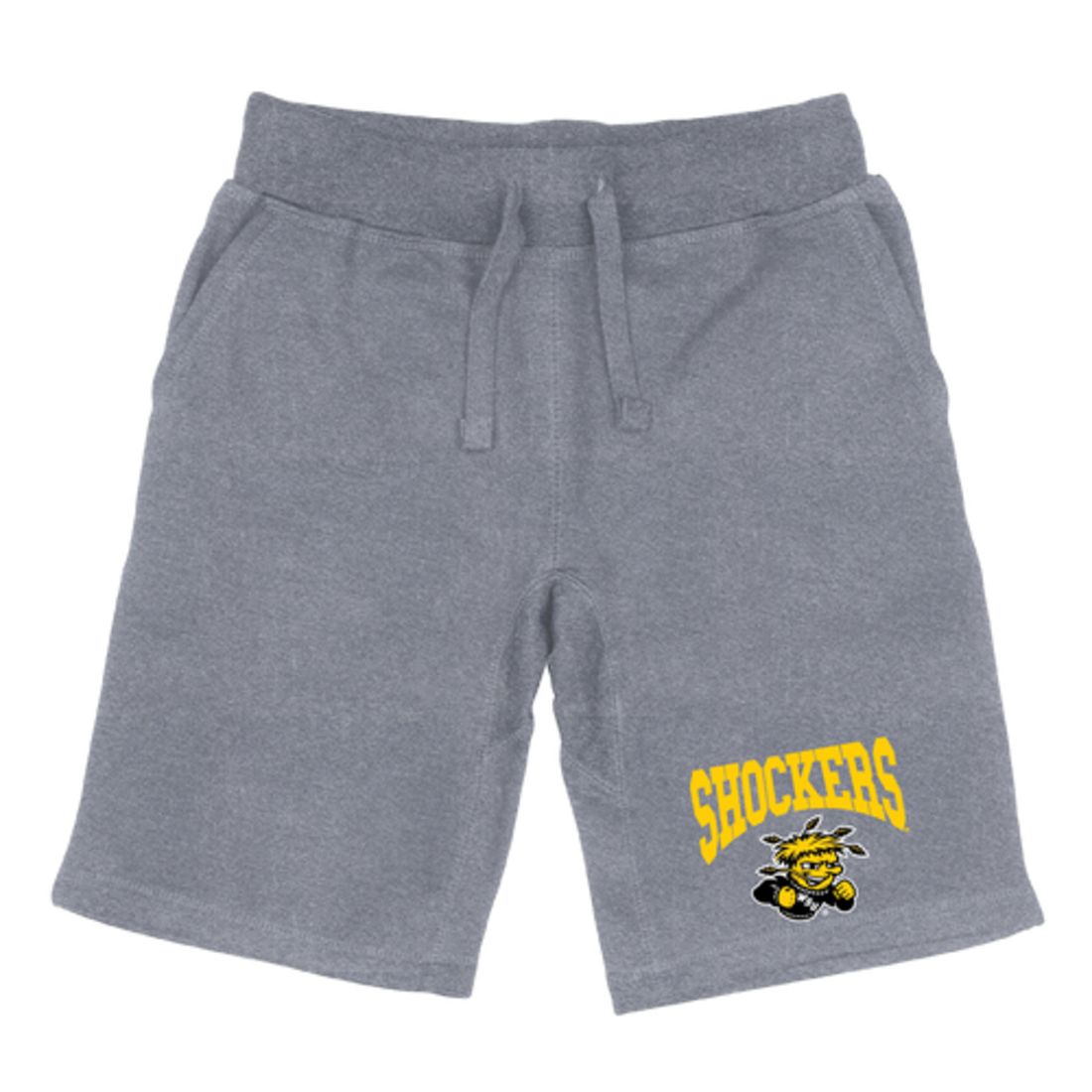 WSU Wichita State University Shockers Premium Fleece Drawstring Shorts-Campus-Wardrobe