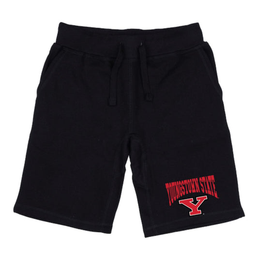 YSU Youngstown State University Penguins Premium Fleece Drawstring Shorts-Campus-Wardrobe