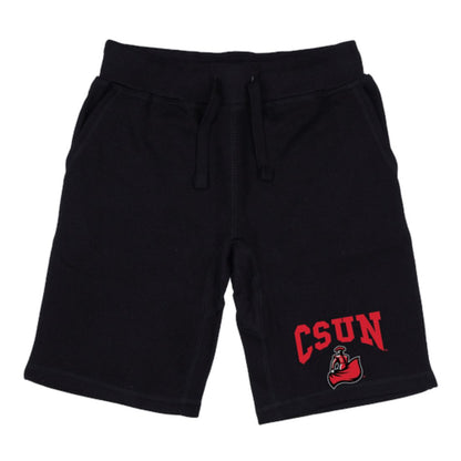 CSUN California State University Northridge Matadors Premium Fleece Drawstring Shorts-Campus-Wardrobe