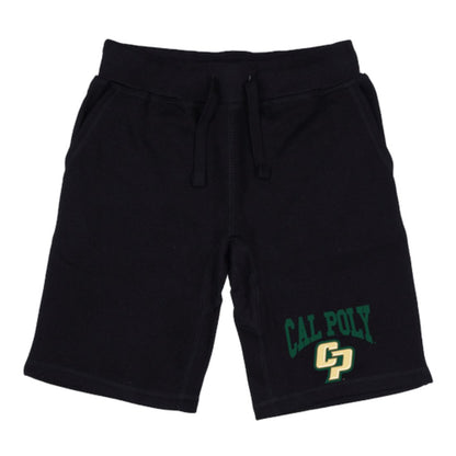 Cal Poly California Polytechnic State University Mustangs Premium Fleece Drawstring Shorts-Campus-Wardrobe