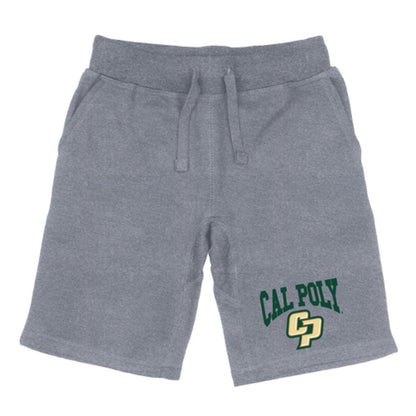 Cal Poly California Polytechnic State University Mustangs Premium Fleece Drawstring Shorts-Campus-Wardrobe