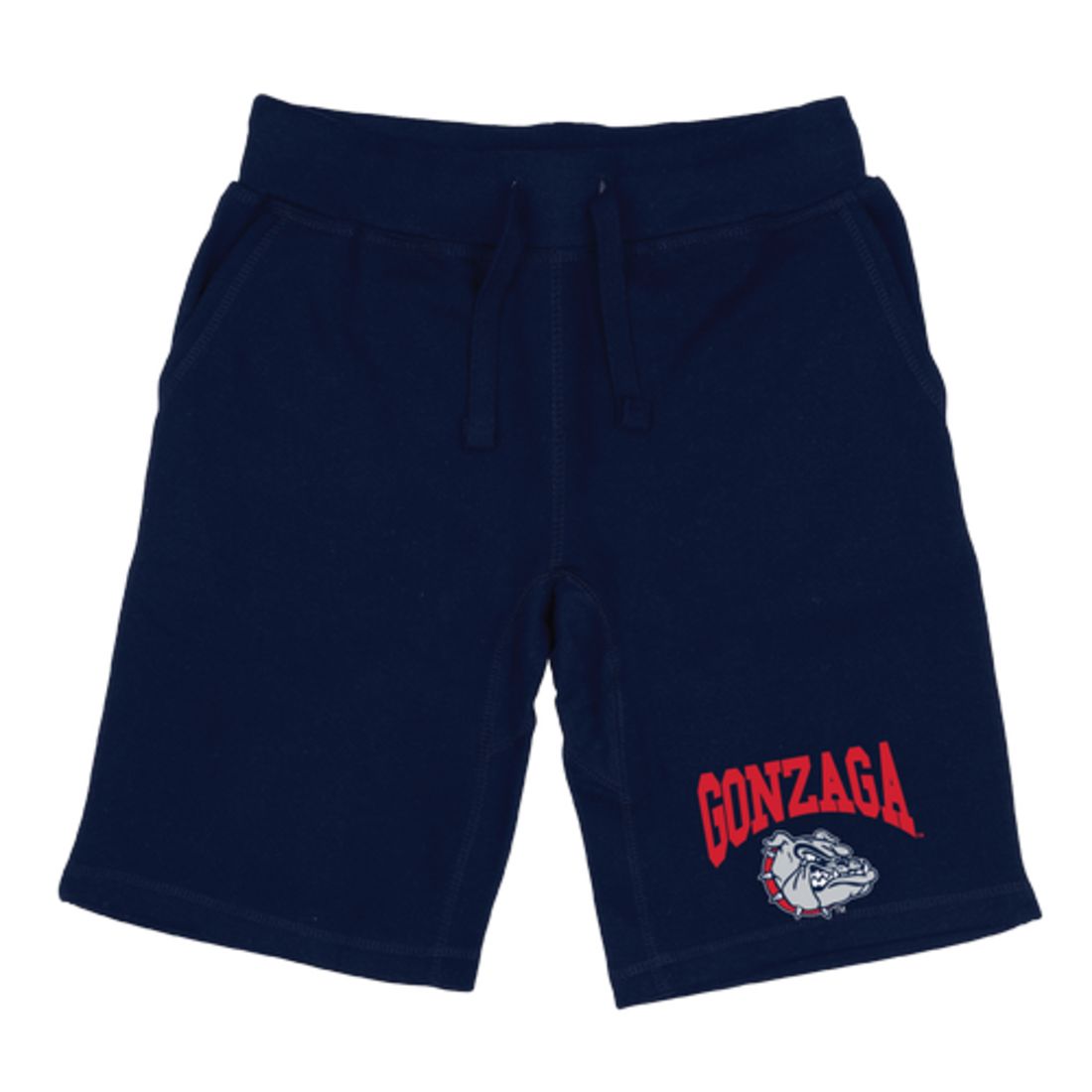 Gonzaga University Bulldogs Premium Fleece Drawstring Shorts-Campus-Wardrobe