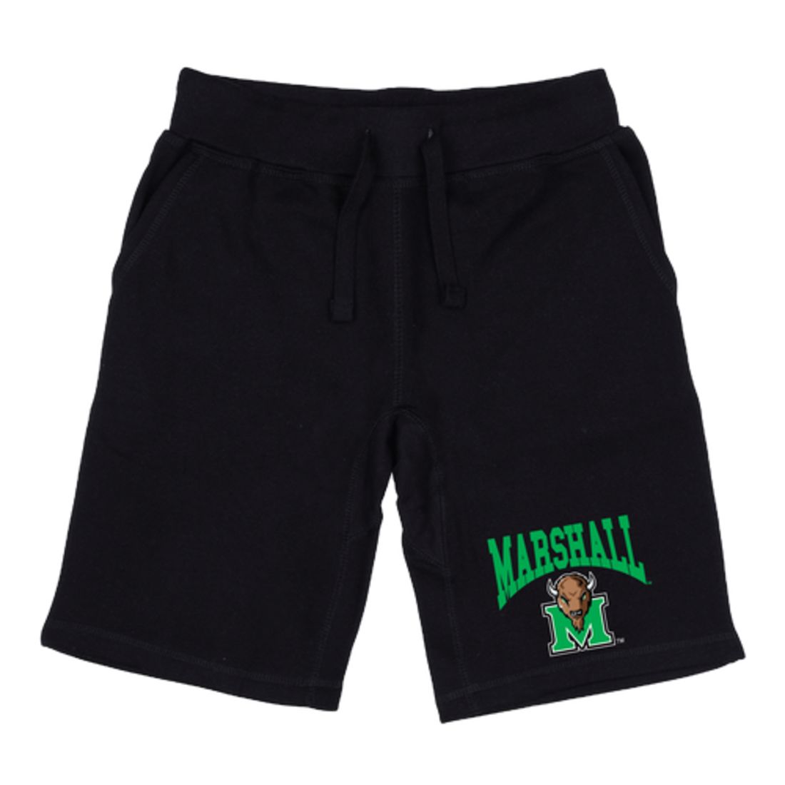 Marshall University Thundering Herd Premium Fleece Drawstring Shorts-Campus-Wardrobe