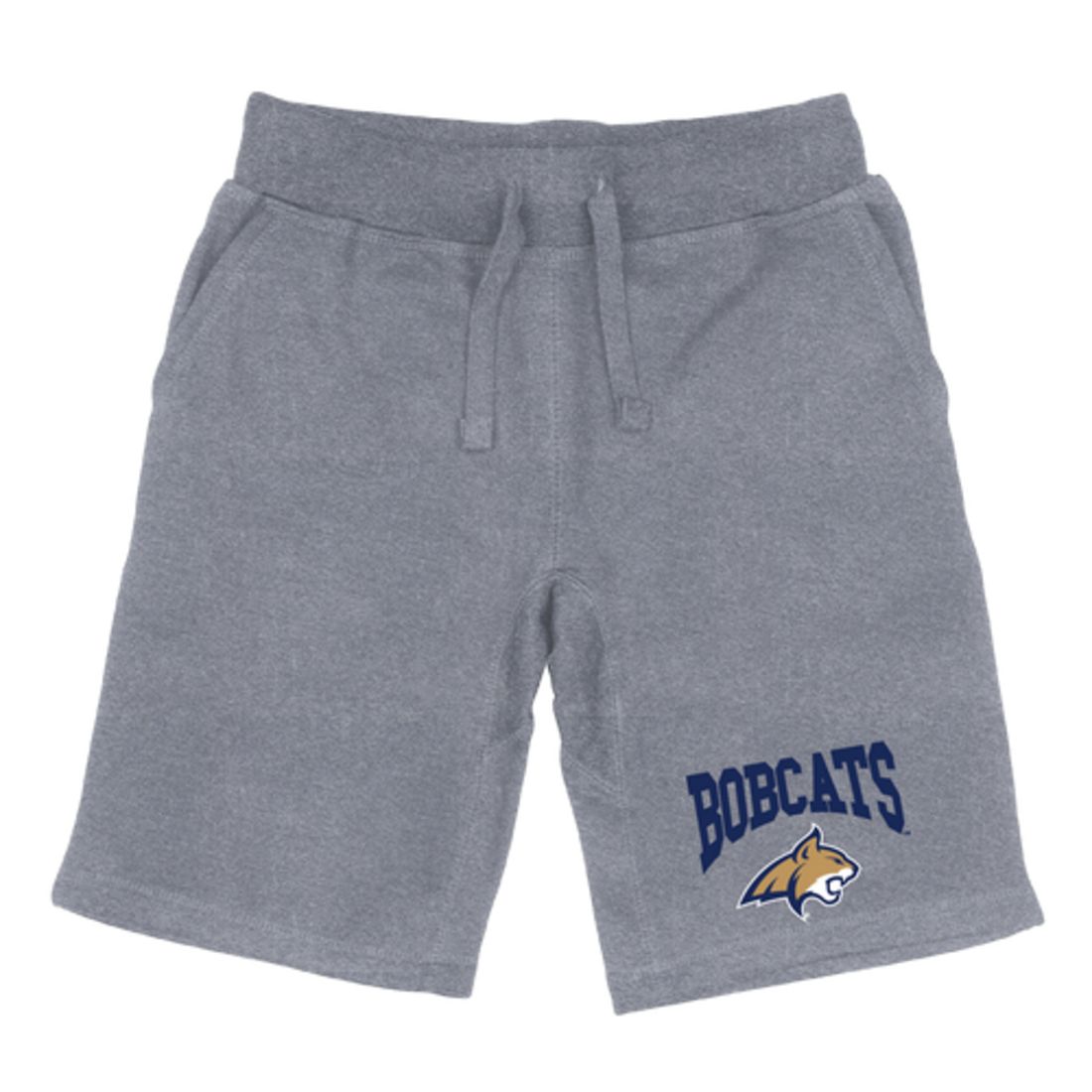 Montana State University Bobcats Premium Fleece Drawstring Shorts-Campus-Wardrobe