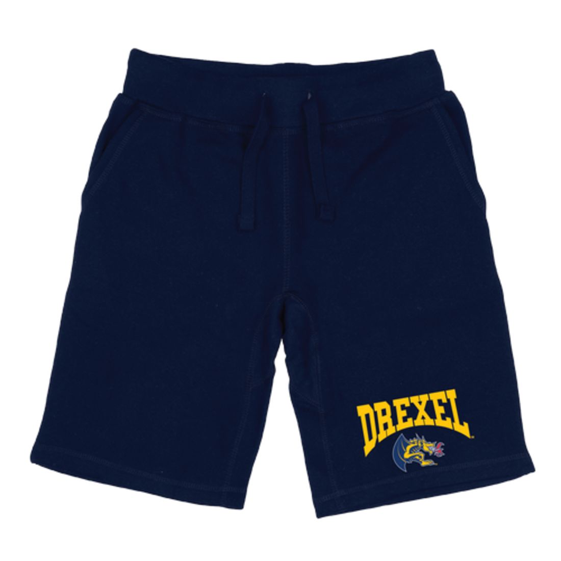 Drexel University Dragons Premium Fleece Drawstring Shorts-Campus-Wardrobe