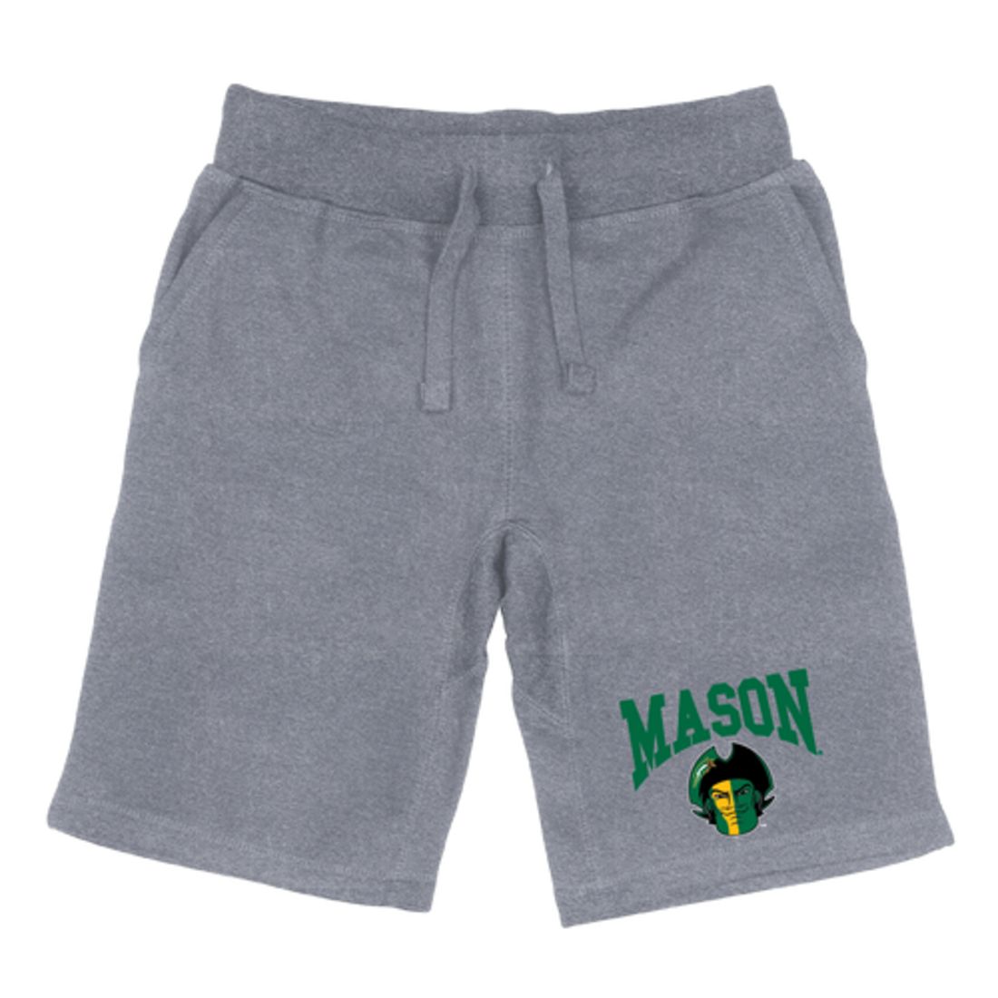 GMU George Mason University Patriots Premium Fleece Drawstring Shorts-Campus-Wardrobe