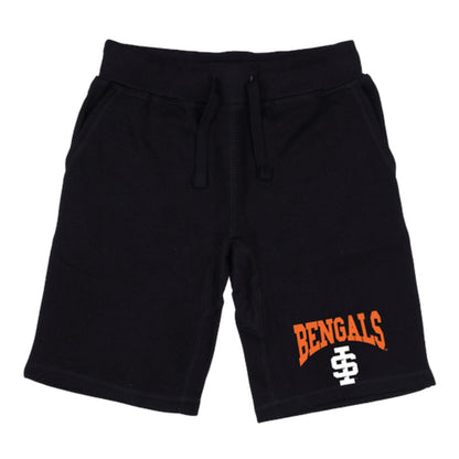 ISU Idaho State University Bengals Premium Fleece Drawstring Shorts-Campus-Wardrobe