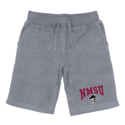 NMSU New Mexico State University Aggies Premium Fleece Drawstring Shorts-Campus-Wardrobe