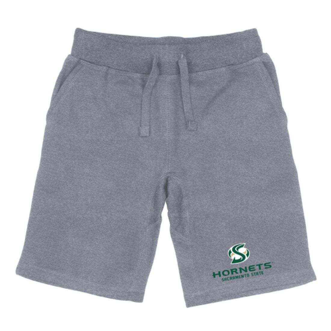 Sacramento State Hornets Premium Fleece Drawstring Shorts-Campus-Wardrobe