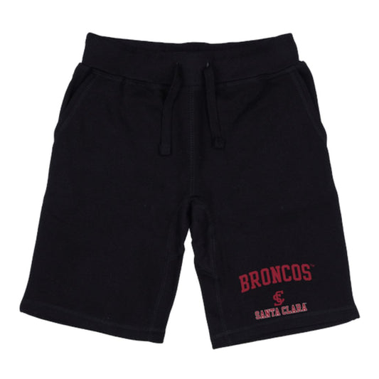 SCU Santa Clara University Broncos Premium Fleece Drawstring Shorts-Campus-Wardrobe