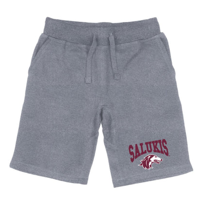 SIU Southern Illinois University Salukis Premium Fleece Drawstring Shorts-Campus-Wardrobe