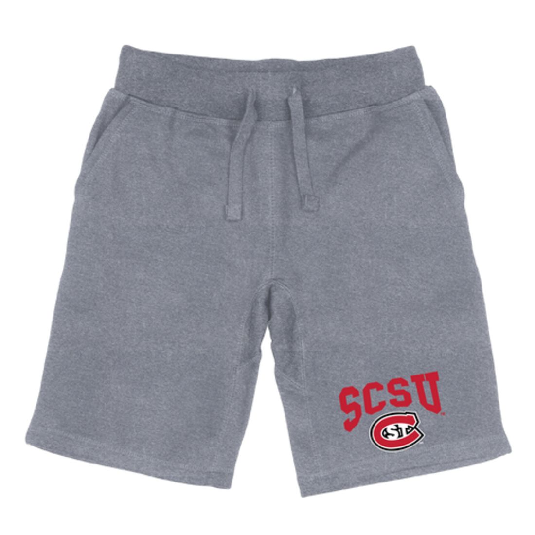 St. Cloud State University Huskies Premium Fleece Drawstring Shorts-Campus-Wardrobe