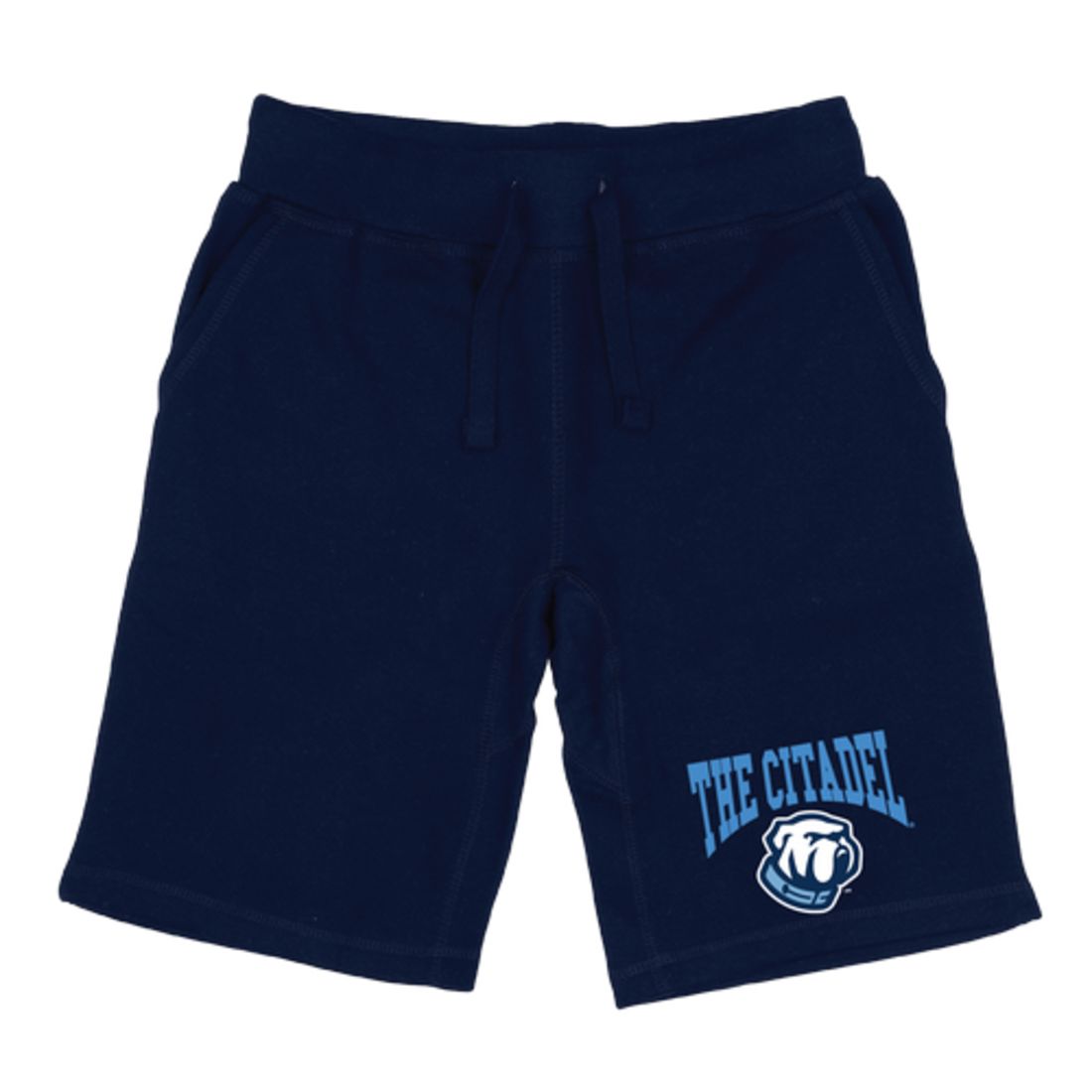 The Citadel Bulldogs Premium Fleece Drawstring Shorts-Campus-Wardrobe